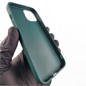 Silikoninis plonas dėklas - žalias (Apple Iphone 13) Silikoninis plonas dėklas - žalias (Apple Iphone 13)